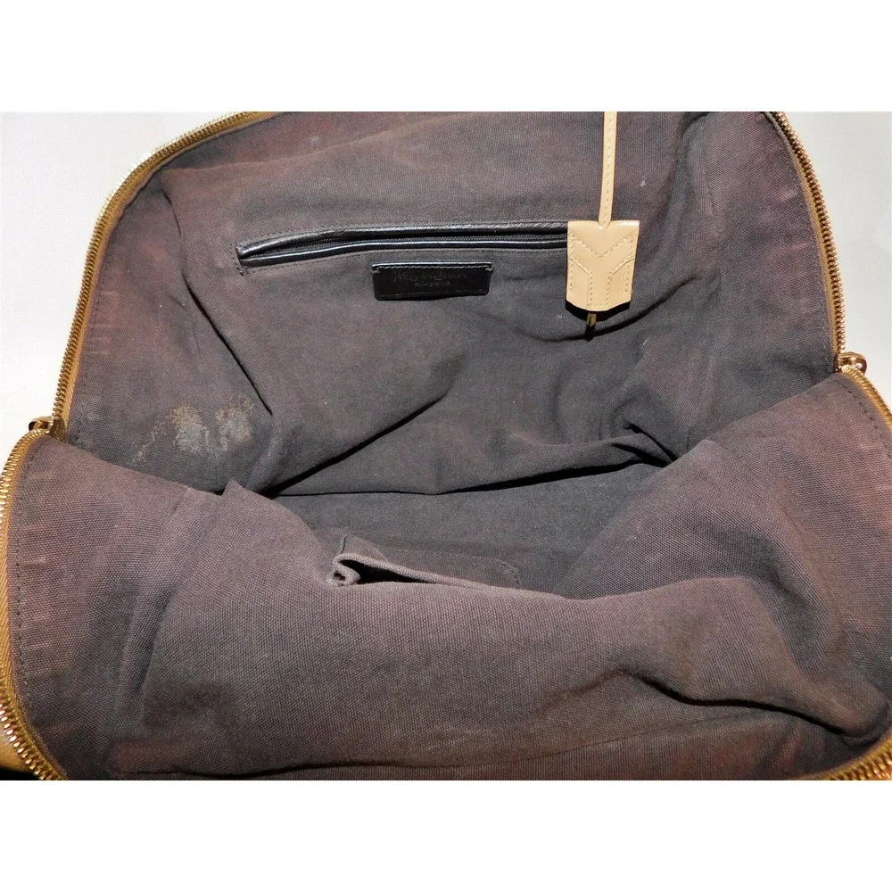 YSL Yves Saint‎ Laurent Majorelle Beige Patent Leather Large Satchel Bag Italy